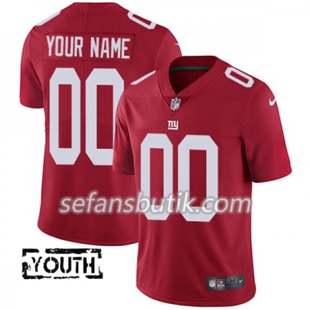 New York Giants Tröjor Custom Röd - Barn